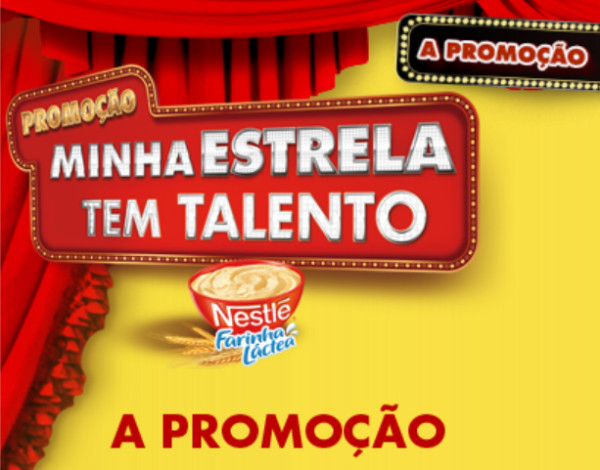 Promoção Nestlê Participar, Prêmio Inscrição Minha Estrela Tem Talento