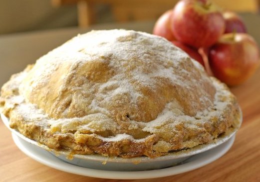 Torta de Maçã Tipo Americana Receita Passo a Passo Sobremesa Fruta