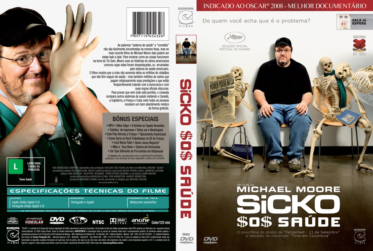 Documentário, filme Sicko – Relatório do filme Sicko – SOS Saúde