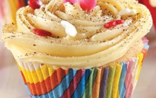 Receita Cupcake de Fubá Cremoso Cobertura Doce de leite