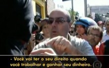 Pai tira Filho de Protesto em São Paulo – Video e Foto