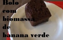 Receita de Bolo de Chocolate com Biomassa de Banana Verde
