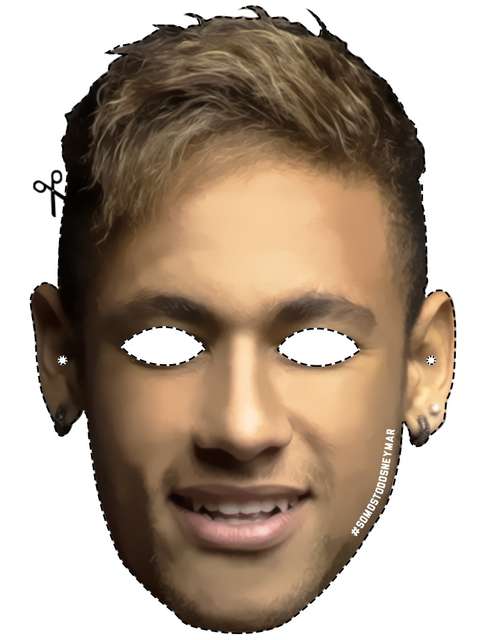 Site Oferece Máscara de Neymar para Jogo Mineirão