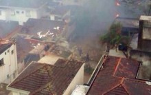 Avião cai sobre Casas em Santos – Fotos Acidente, Vítimas