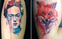 Tatuagem em Aquarela – Tatoos Diferentes, Fotos