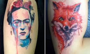 Tatuagem em Aquarela – Tatoos Diferentes, Fotos