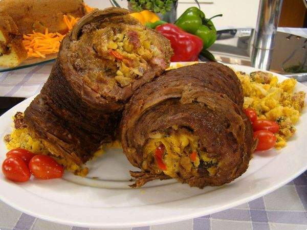 Coxão mole Recheado de Panela de Pressão Receita de carne