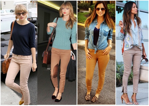 moda-calça-bege-foto-looks-modelos-tons-variados