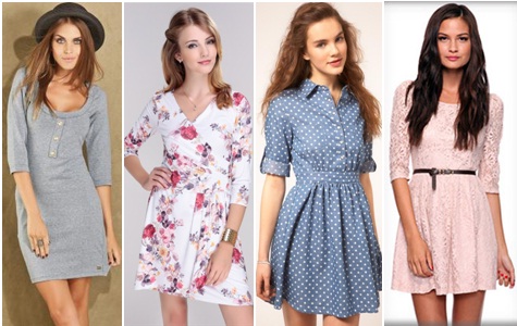 Vestidos com Manga ¾ – Como Usar, Comprar, Preços, Looks