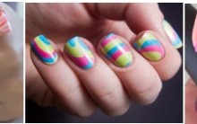 Como fazer Unhas Marmorizadas Tendências cores para verão