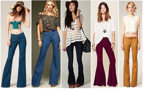 moda-calça-flare- cores-da-moda-modelos-looks-