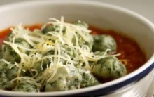 Nhoque de Ricota e Espinafre ao Sugo Receita Light de Massa