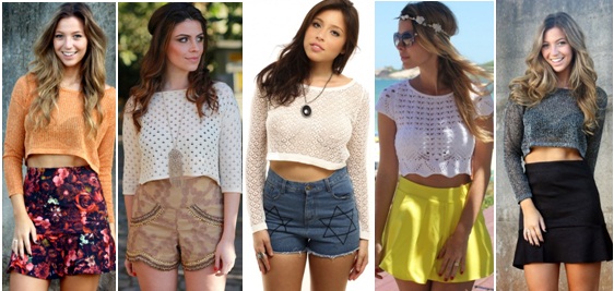 Tricot Cropped – Dicas de Looks feminino, Onde Comprar