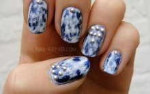 Unhas Tipo Lavagem Jeans – Unhas Decoradas Diferentes