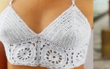 Top de Crochê – Moda Croppet 2015, Modelos e Gráfico