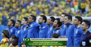 Hinos nacionais na Copa de 2014