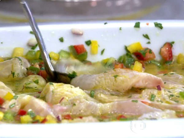 Receita de Ceviche do Mais Você 09/01/2015 – Jimmy
