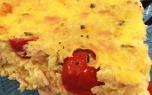 Receita de Quiche de Quinoa da Ana Mais Você 13/01/2015