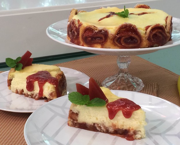 Cheesecake de Rolo e Goiabada Mais Você 24/02 Ana Maria