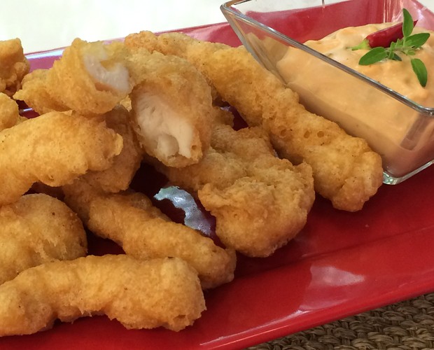 Frango Crocante Massa de Tempurá da Ana Maria Braga 02/02