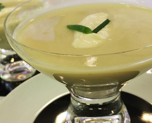 Sopa Gelada de Couve Flor Mais Você 04/02/15 Ana Maria