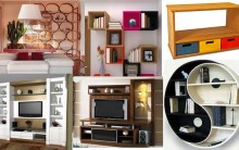 Estantes Modernas para Sala de Estar – Fotos