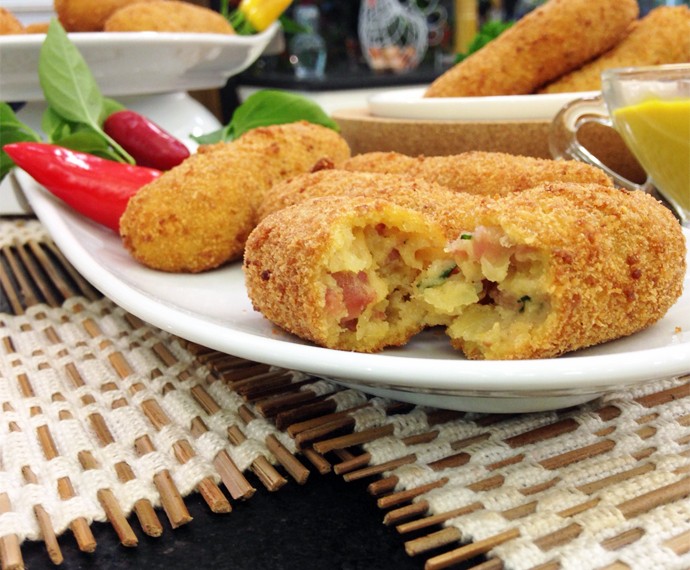 Croquete de Fubá Mais Você 15/07/ Receita Ana Maria Braga