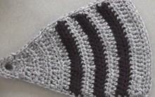 Receita de Gorro de Crochê com Protetor de Rosto