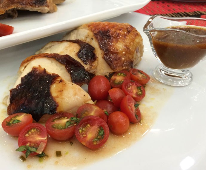 Receita Frango Assado ao Leite Mais Você 15/09/15 Ana Maria
