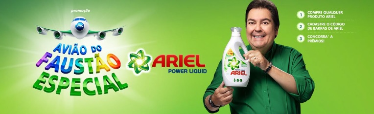Avião do Faustão 2015 – Promoção P&G Com Ariel