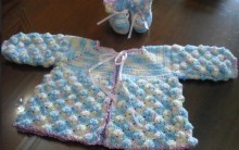 Casaquinho de Bebê para Menina – Modelo e Passo a Passo