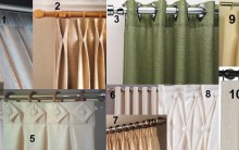 Tipos de pregas em cortinas, Como Fazer e Modelos com foto