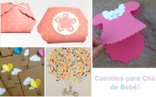 Convites para Chá de Bebê: Como Fazer, Modelos e Moldes para Imprimir