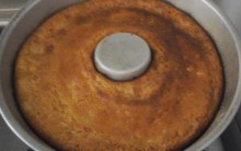 Bolo Cremoso de Fubá Diet Pequeno – Receita Sem Açúcar