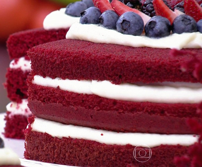 Bolo Vermelho Ana Maria Braga – Receita Mais Você 22/02/2016