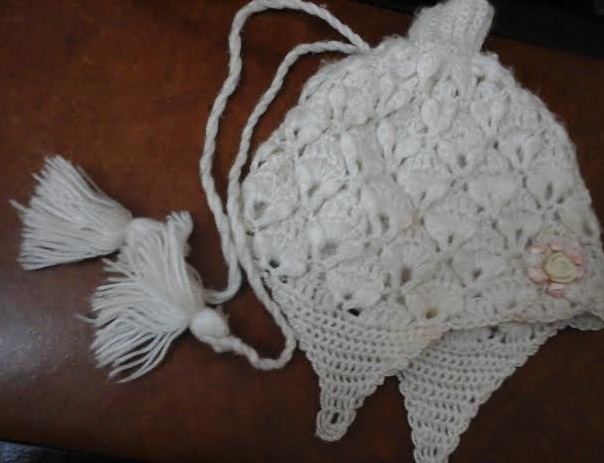 Gorro de Bebê para Menina de Crochê com Pompom – PAP com Fotos