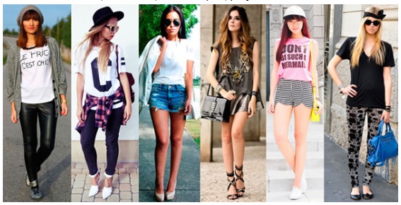 Camisetas Estilosas -Dicas da Moda casual e Looks com Fotos