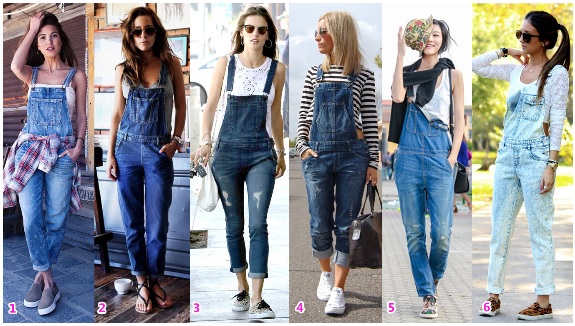 Jardineira Jeans – Moda Macacão Feminino, Tendências para Inverno