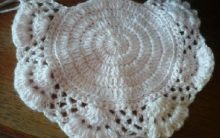 Touca de Crochê Retro para Bebê Linda – Receita Ponto Fantasia