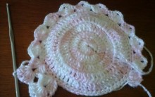 Gorro de Bebê Retro em Ponto Leque – Receita PAP