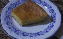Bolo de milho em Lata com Leite de Coco e Milharina Receita Fácil