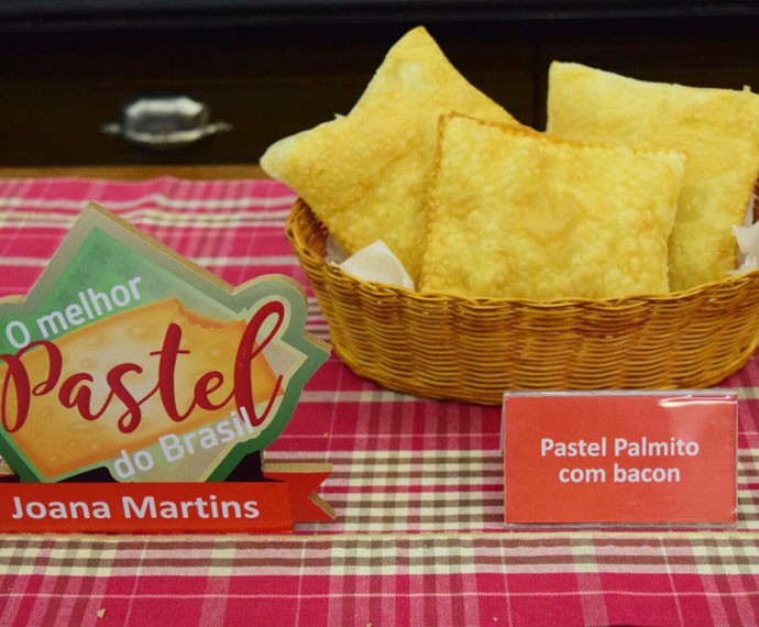Pastel de Palmito com Bacon Finalista do Concurso da Ana Maria Braga no Mais Você 26/10