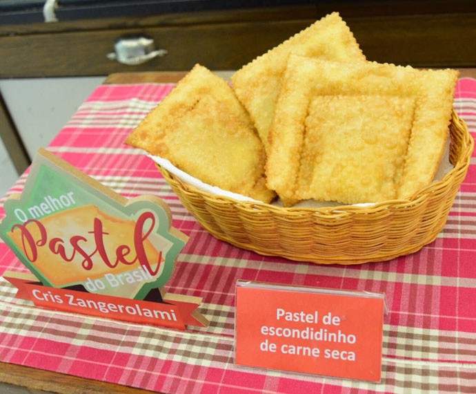 Pastel Escondidinho de Carne Seca com Borda Concurso Mais Você 26/10/16 – Receita Concurso Pastel da Ana Maria Braga