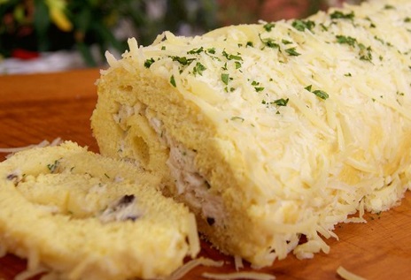 Massa de Rocambole Salgado – Receita de Rocambole Recheado com Frango