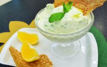 Sorbet ou Sorvete de Abacaxi com Iogurte e Tuille de Laranja da Ana Maria Braga – Receita Mais Você 22/11/16
