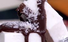 Gelado de Coco e Chocolate Mais Você – Receita Ana Maria Braga Hoje 22/02/17