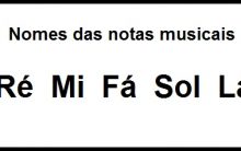 Nomes das Notas Musicais – Como Ler Música Teoria Musical Fácil