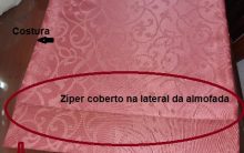 Capa de Almofada Fácil de Fazer, Sem Costura Lateral e Zíper Escondido – Como Cortar e Costurar