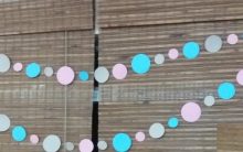 Como Fazer Cortina de Bolinhas de Papel Colorido para Painel de Festa – Dicas de Decoração