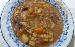 Sopa de Feijão com Carne Seca – Receita de Sopa Caseira com Sobra de Feijão PAP
